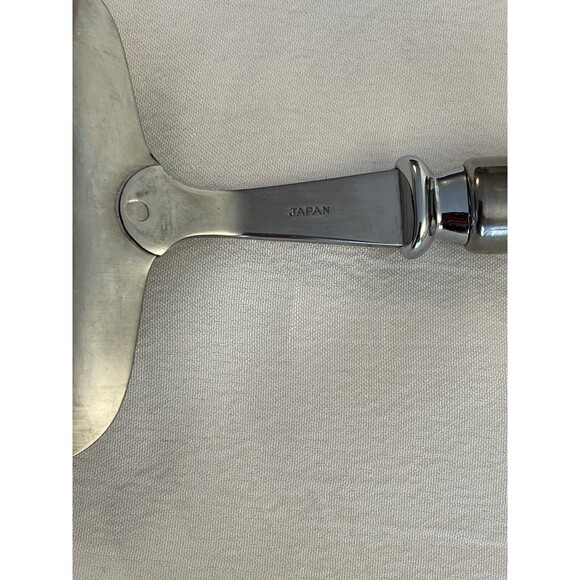 Mirage Stainless Steel Cheese & Cake Pie Serving Knives Lucite Handle '60 VTG - Picture 7 of 9